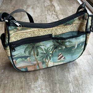 Tropical Paradise Tapestry Shoulder Bag
